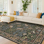 Hazo Haus Dark Living Room Rug 8x10 - Image 8