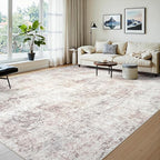 Area Rugs 8x10 Living Room: Large Soft Washable Rug Modern Abstract Anti-Skid - Image 2
