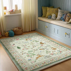 Washable Small Throw Rugs for Entryway: Door Mat Indoor Entrance 4x6 Area Rug - Image 6