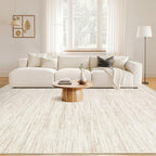Nakagishi 6X9 Area Rugs Living Room: Washable Large Vintage Rug Neutral - Image 4