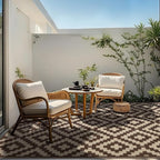 SAND MINE Reversible Mats, Plastic Straw Rug, Modern Area Rug, Large Floor Mat - Image 6