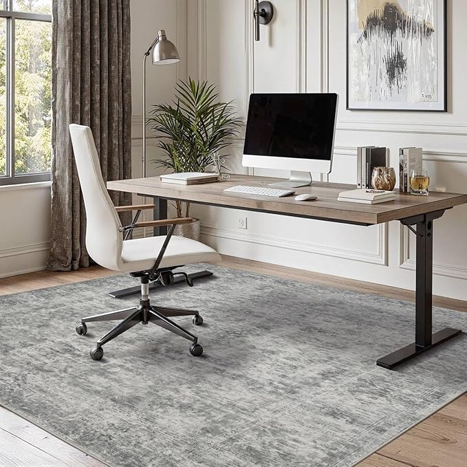 Rugxara 4x6 Area Rugs for Living Room Bedroom, Large Washable Rug, Non Slip & - Image 3