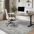Rugxara 4x6 Area Rugs for Living Room Bedroom, Large Washable Rug, Non Slip & - Image 3