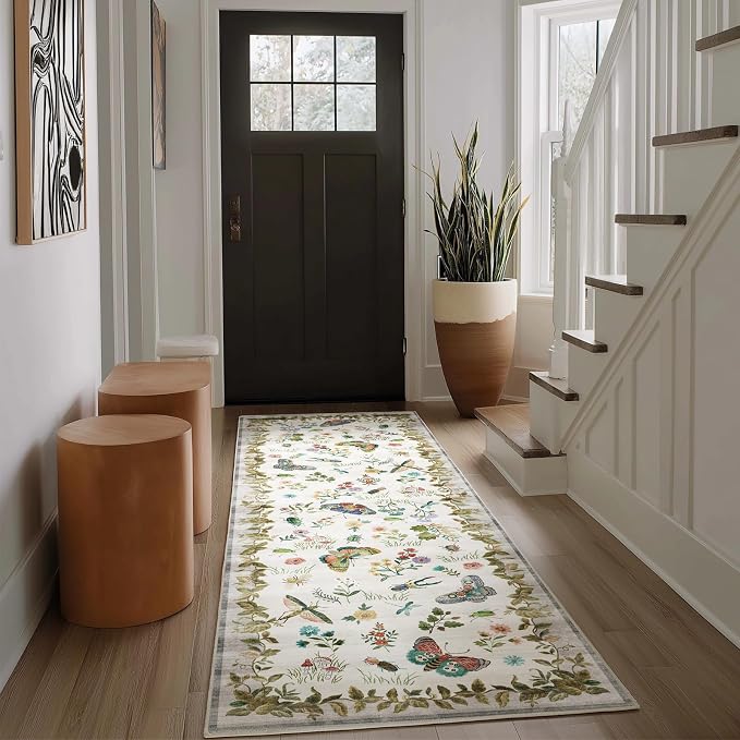 Machine Washable Kitchen Runner Rugs: 2'x6' Entryway Rug Runner Stain Resistant - Image 2