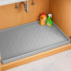Jin&Bao Waterproof Under Sink Mat 19" x 19", Thick Silicone Mat Cabinet by Jin%26Bao