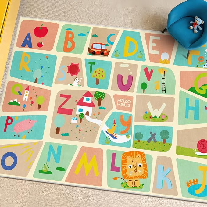 Large ABC Alphabet Classroom Rugs Elementary – 8x10 School Rug - Image 7