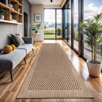 CAMILSON Indoor and Outdoor Runner Rug Natural Sisal Boho Woven Design by CAMILSONIndoorOutdoorAreaRugs