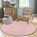 Machine Washable Modern Round Area Rug, Room Sofa Yoga Soft Round Carpet - Image 3