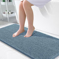 OLANLY Bathroom Runner Rugs 47x24, Soft Absorbent Chenille Bath Rugs, Rubber by OLANLY