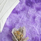 FlyDOIT Purple Tie-Dyed Large Rugs - Image 5
