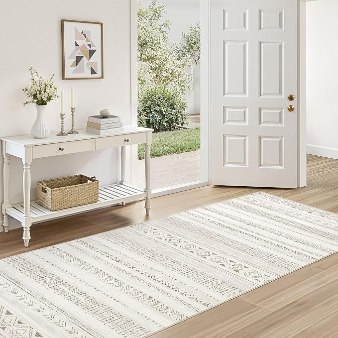 cotiled Washable 3x8 Runner Rugs: Washable Boho Rugs by COTILED