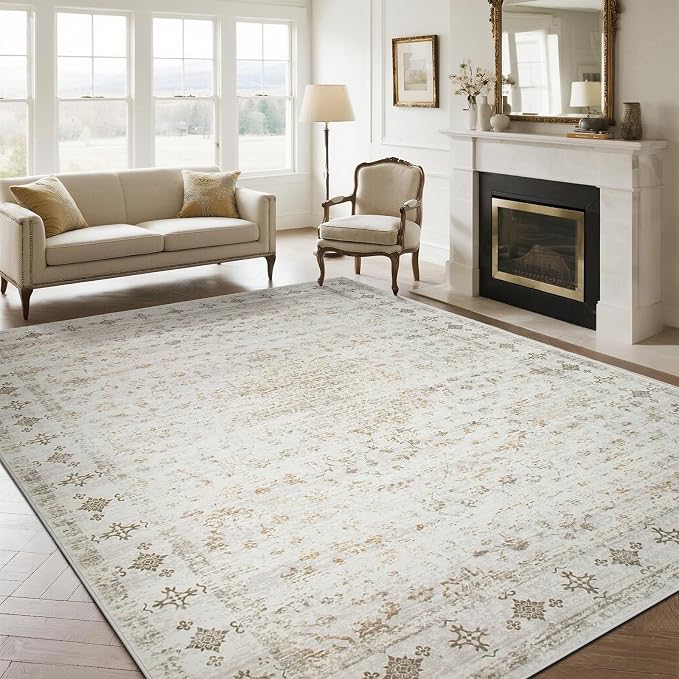 Srugn Washable Rugs 8x10 Area Rugs by Srugn