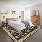 Mushroom 8x10 Rug for Living Room Non Slip Washable 8 X 10 Rug for Bedroom - Image 4