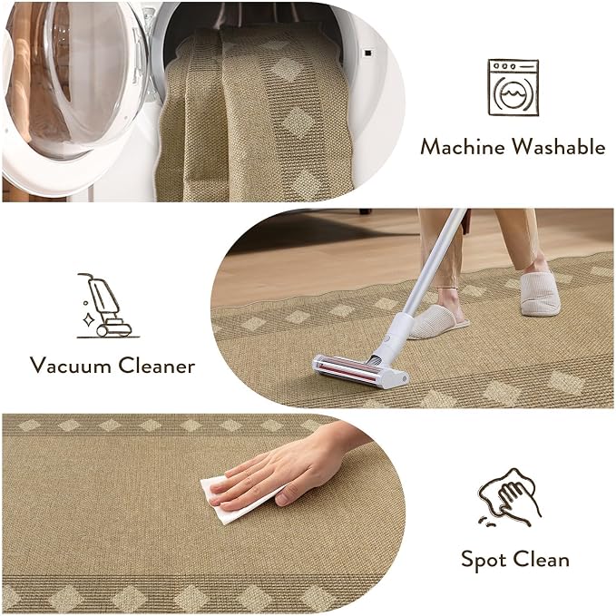 LIVEBOX Scalloped Easy Jute Diamond Rug - Image 6