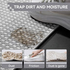 Front Door Mat 24''x35'', Absorbent Dirt Resist Washable Non Slip Low-Profile - Image 2