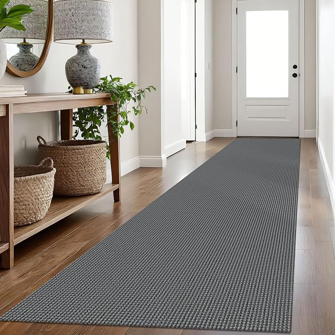 IOHOUZE Washable Exrea Long Hallway Runner Rug 3x16 Non Slip Rubber Backed by iOhouze