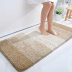 OLANLY Bathroom Runner Rugs Mat 47x24, Extra Soft Absorbent Microfiber Bath Rugs by OLANLY