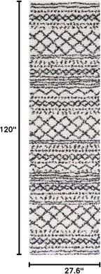 SAFAVIEH Arizona Shag Collection Runner Rug - Image 2