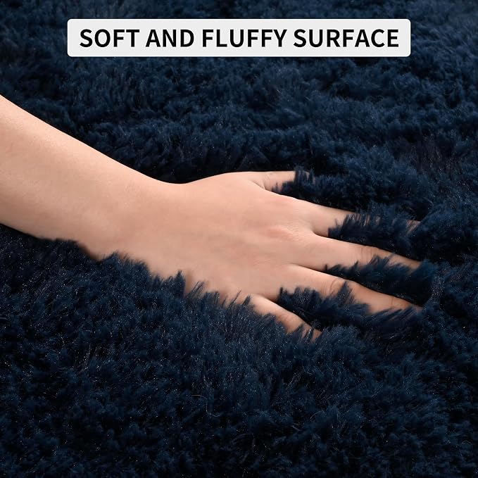 Tepook Soft Fluffy Rugs for Living Room, 5x8 Shaggy Area Rug for Bedroom - Image 7