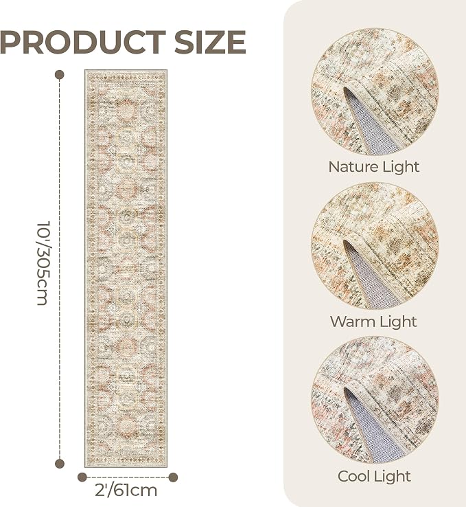 Long Bathroom Rugs Runner - Image 2