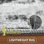 6x9 Area Rugs for Living Room Rug Washable: Modern Rug for Dining Room Bedroom - Image 6
