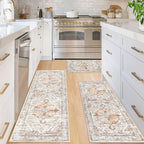 Ileading Boho Kitchen Rugs Sets 3 Piece by Ileading