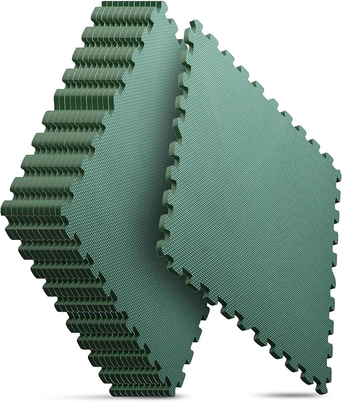 Home Gym Mat, Puzzle Exercise Mat, EVA Interlocking Foam Floor Tiles by NazhuraGoodCompanionAtHome