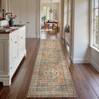 Lahome Oriental Washable Kitchen Runner Rug Non Slip, 2x8 Bathroom Runners - Image 3