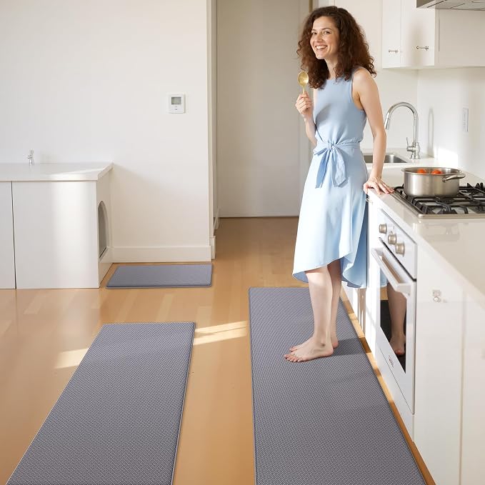 KitchenClouds Kitchen Mats for Floor, Non Slip Anti Fatigue for Kitchen Floor - Image 3