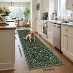 HEBE Washable Hallway Runner Rug 2'x 8' Non Slip Kitchen Rugs Runner, Low Pile - Image 2