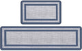Mattitude Kitchen Mats Set of 2 Cushioned Rugs Anti-Fatigue Mats by Mattitude