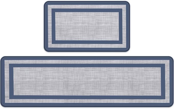 Mattitude Kitchen Mats Set of 2 Cushioned Rugs Anti-Fatigue Mats by Mattitude