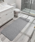 Bosap Bath Mat, Ultra Thin Bathroom Runner Rugs, Large Bath Mats - Image 6