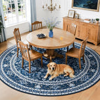 Lessymo Washable 8FT Round Area Rugs - Image 3