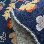 Washable Non-Slip Runner Rug 2x8: Water-Resistant Floral Kitchen Rug Indoor Low - Image 3