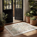 Machine Washable Small Rugs for Entryway: Door Mat Indoor Entrance 2x3 Throw by palohom