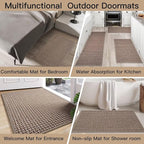 YDKGL Door Mat 24"x35", Dirt Resistant and Absorbent, Non-Slip Rubber Backing - Image 8