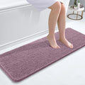 OLANLY Bathroom Runner Rugs 47x17, Soft Absorbent Chenille Bath Rugs, Rubber by OLANLY