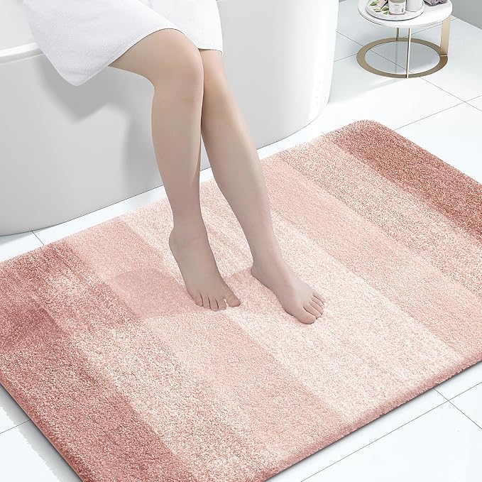 OLANLY Large Bathroom Rugs Mat 44x32, Extra Soft Absorbent Microfiber Bath Rugs by OLANLY