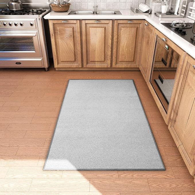 Area Rug with Non Slip Rubber Backing, Washable Soft Floor Carpet by AREDO