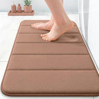 OLANLY Memory Foam Bath Mat 24x16, Super Soft Absorbent Bathroom Rugs, Quick Dry by OLANLY