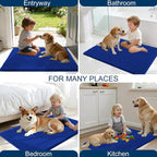 OLANLY Dog Door Mat for Muddy Paws 24x16, Ultra Absorbent Chenille Mud Doormat - Image 8