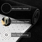 2x6 Feet Runner Rugs for Hallway, Low Pile Non Slip Memory Foam Rugs, Washable - Image 4