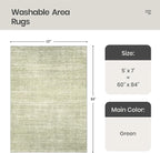 Valenrug Washable Rug 5x7 - Image 2