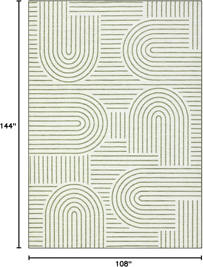 ROYHOME Washable Rug 9x12 Area Rugs - Image 2