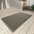 AMOAMI Upgraded Waffle Bath Mat, Super Absorbent Non Slip Bath Mats by AMOAMI