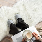 MIULEE Luxury Super Soft Fluffy Area Rug Faux Fur Sheepskin Rug Decorative - Image 3