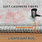 6x9 Area Rugs for Living Room Rug Washable: Abstract Rug for Dining Room - Image 6