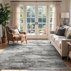 4x6 Ft Abstract Area Rugs for Living Room, Soft Non-Slip Modern Washable Rugs by Cuzwlovita