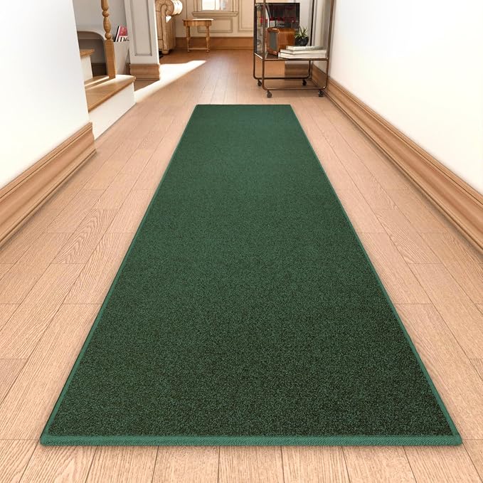 Runner Rug with Non Slip Rubber Backing, Washable Soft Floor Carpet by AREDO